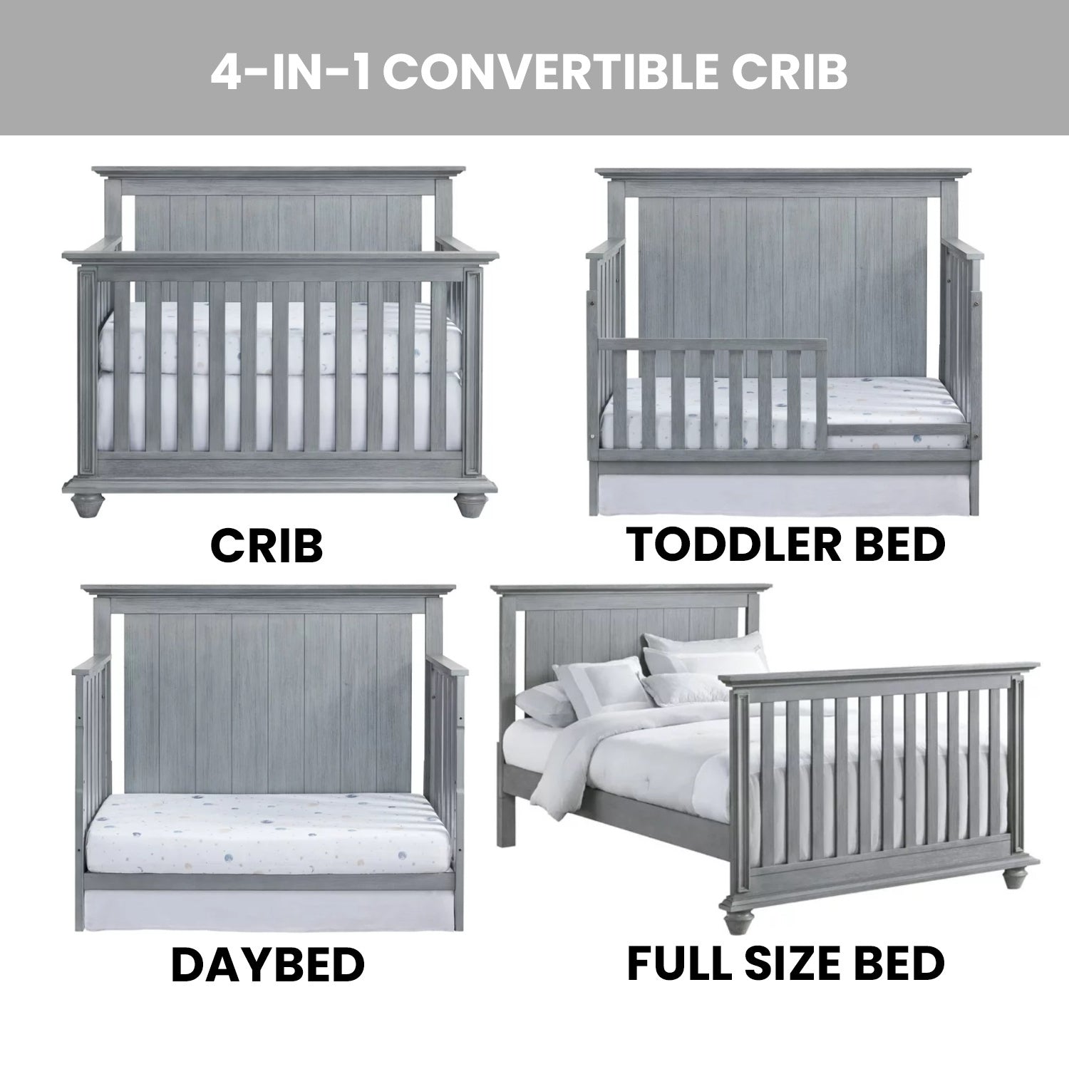 Langston 4 in 1 Convertible Crib
