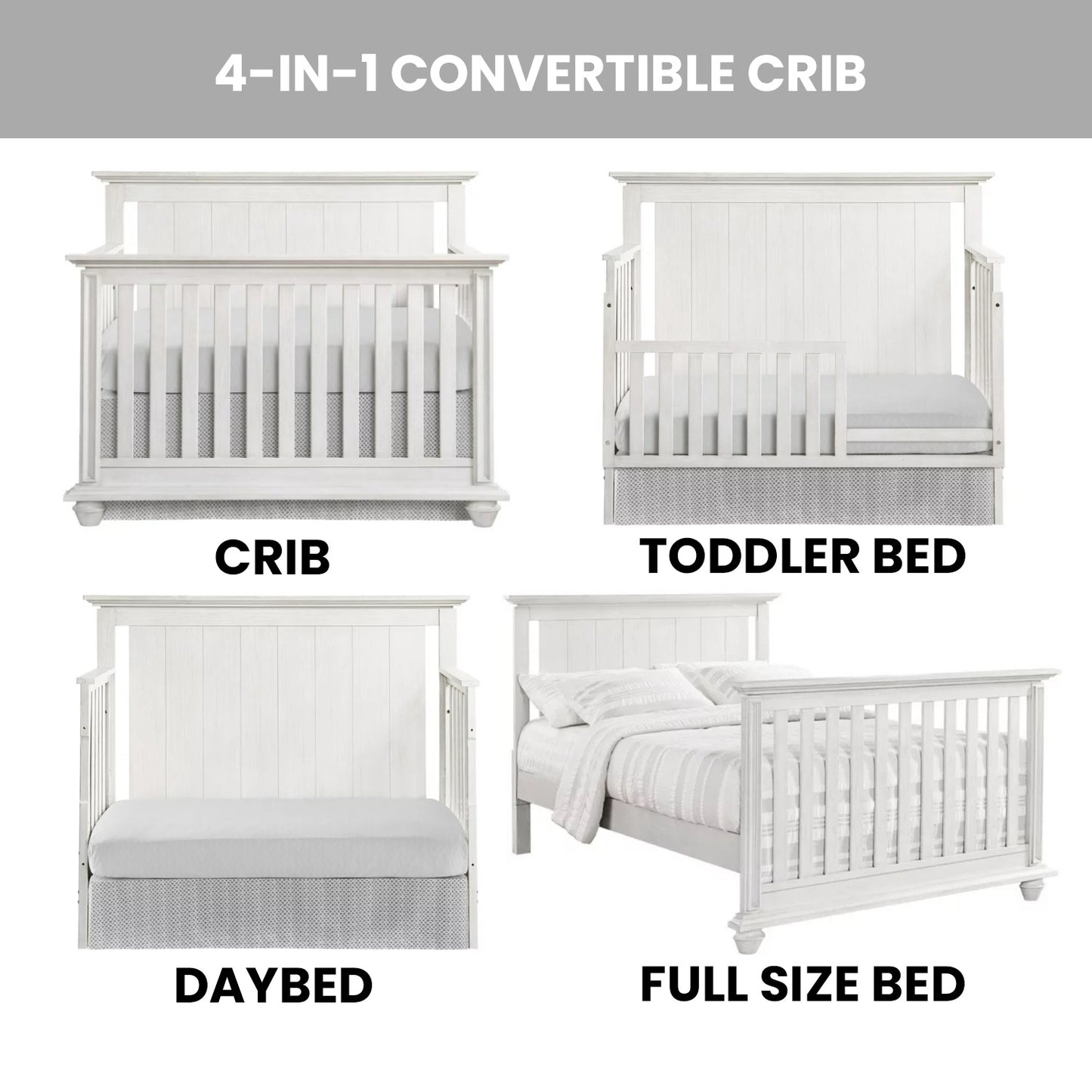 Langston 4 in 1 Convertible Crib
