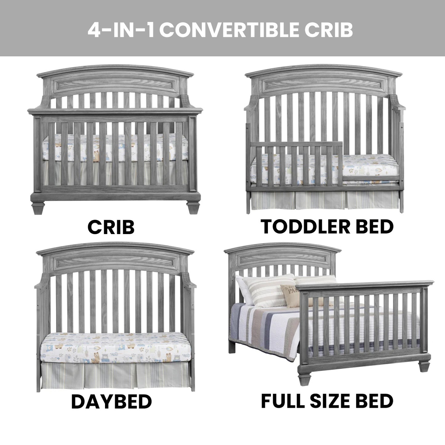 Richmond 4 in 1 Convertible Crib