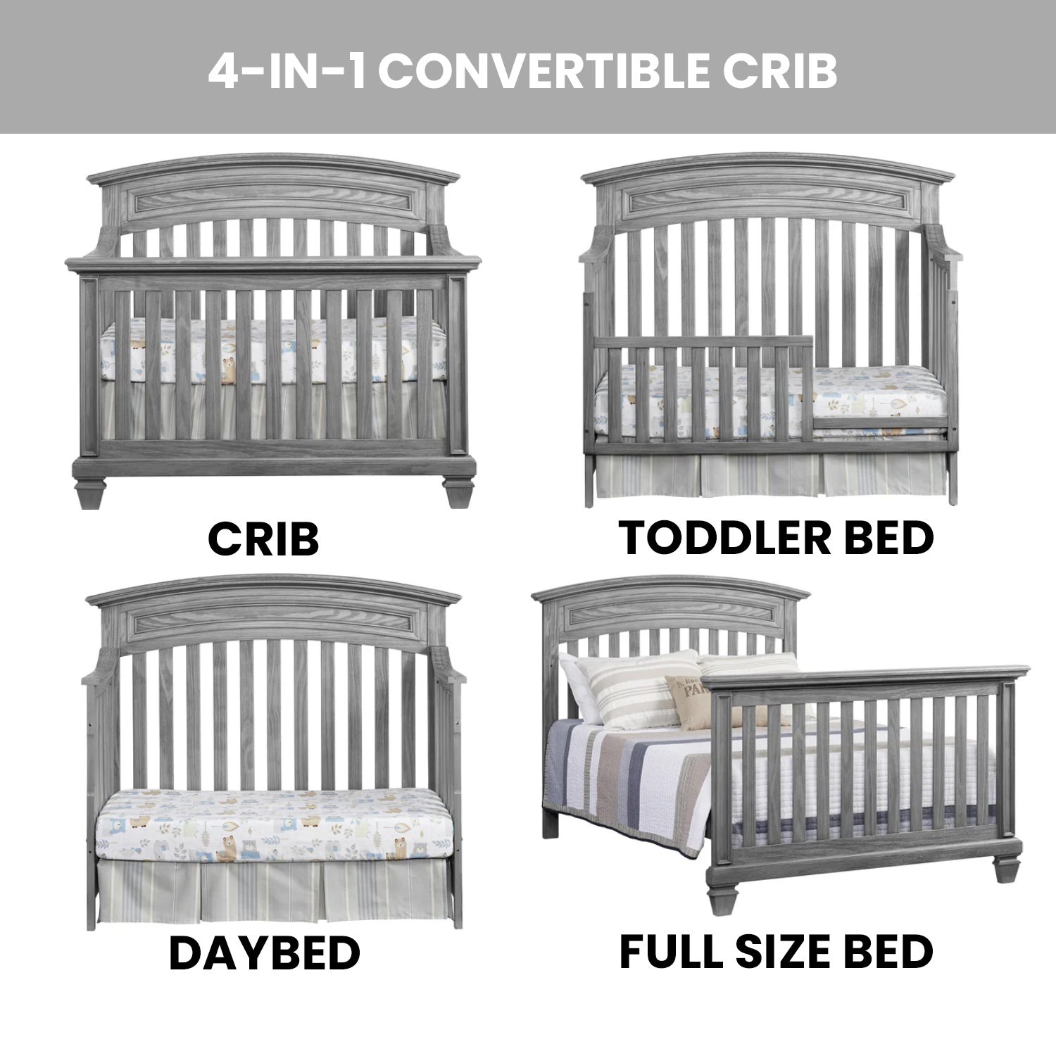 Richmond 4 in 1 Convertible Crib