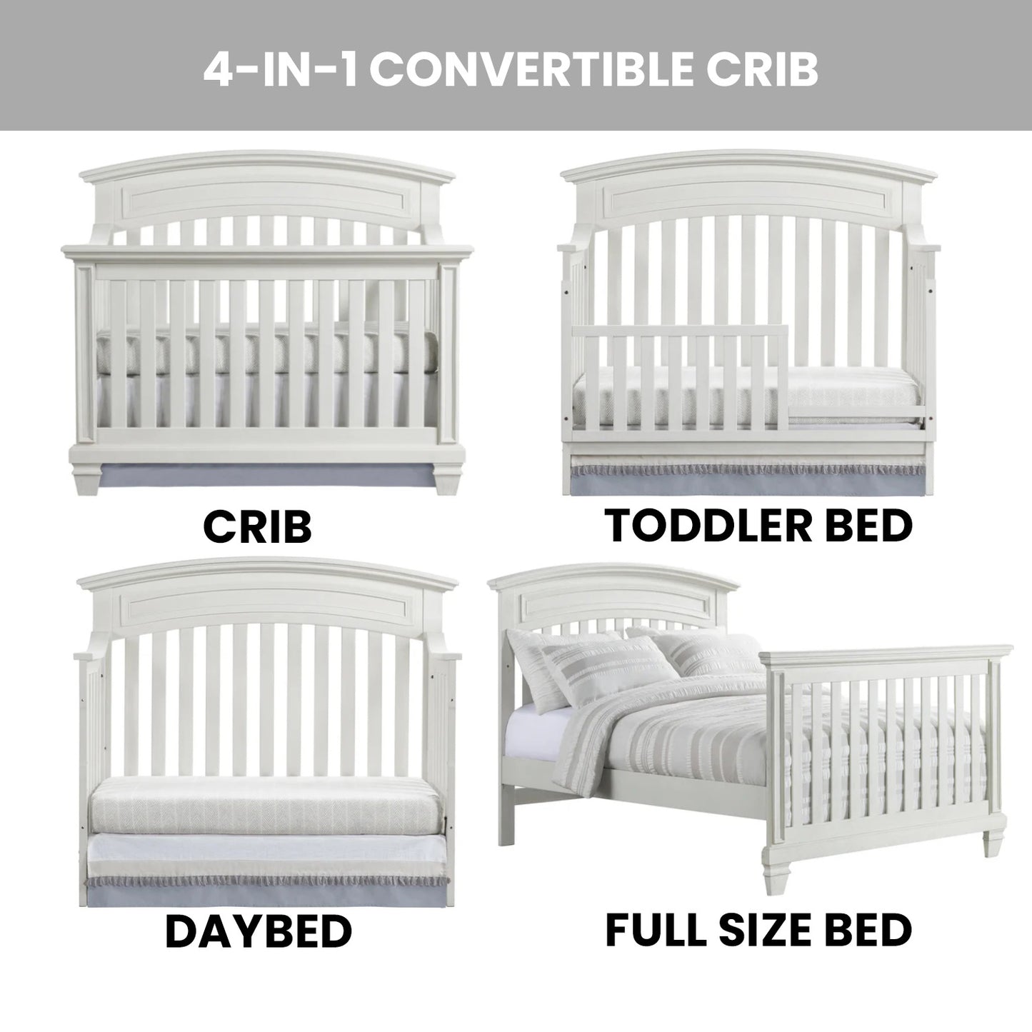 Richmond 4 in 1 Convertible Crib