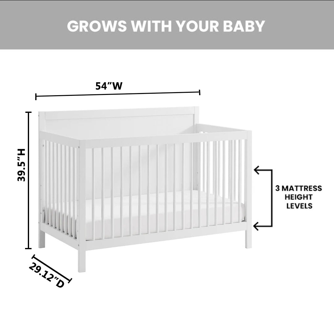 Essential 4 in 1 Panel Crib