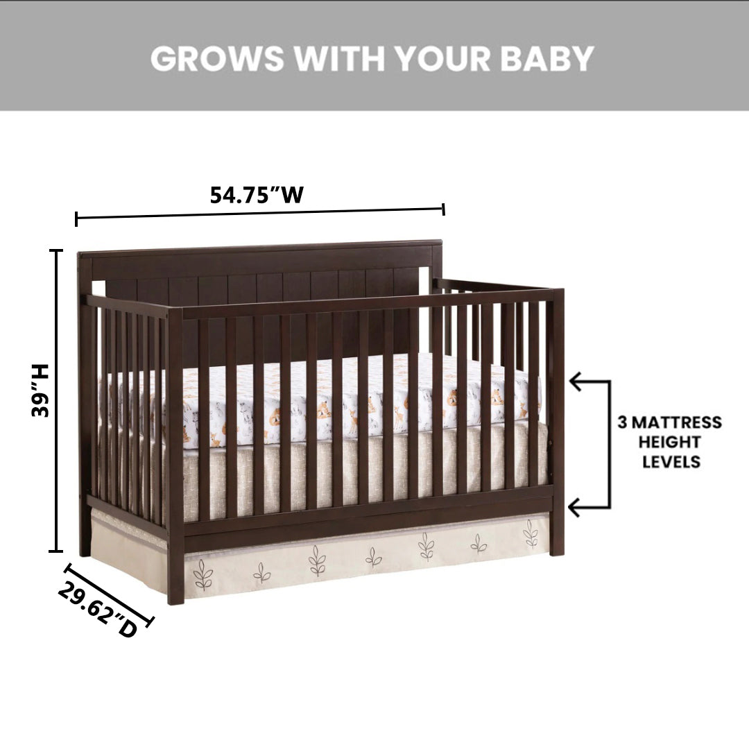 Lazio 4 in 1 Convertible Crib
