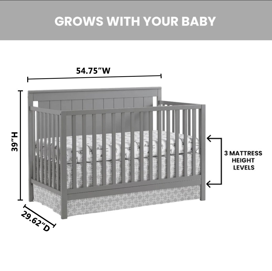 Lazio 4 in 1 Convertible Crib