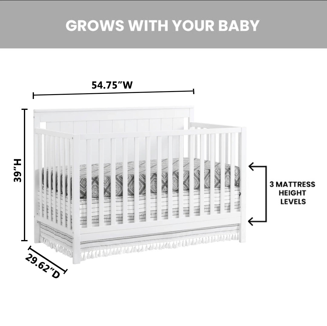 Lazio 4 in 1 Convertible Crib