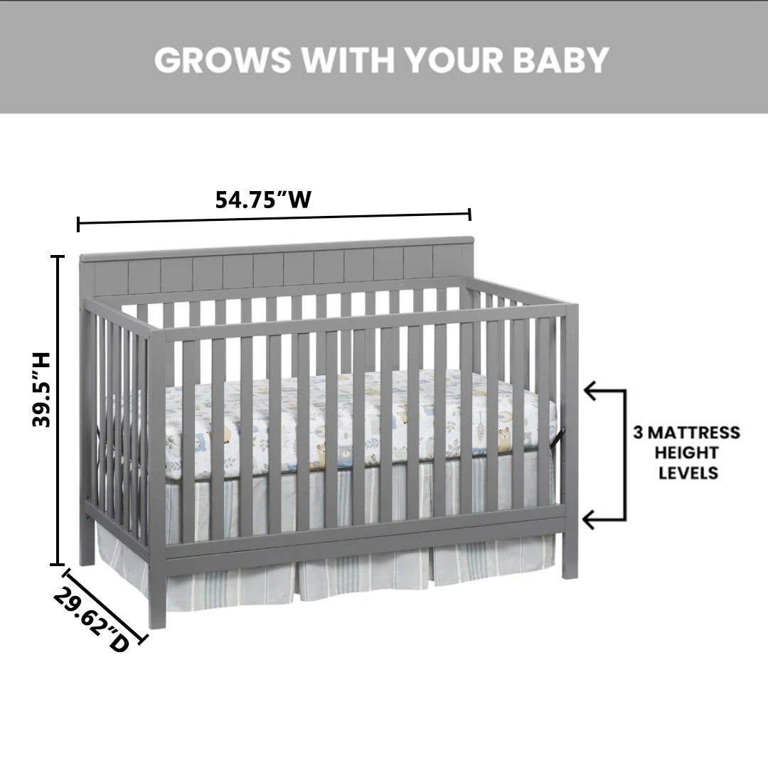 Logan 4 in 1 Convertible Crib