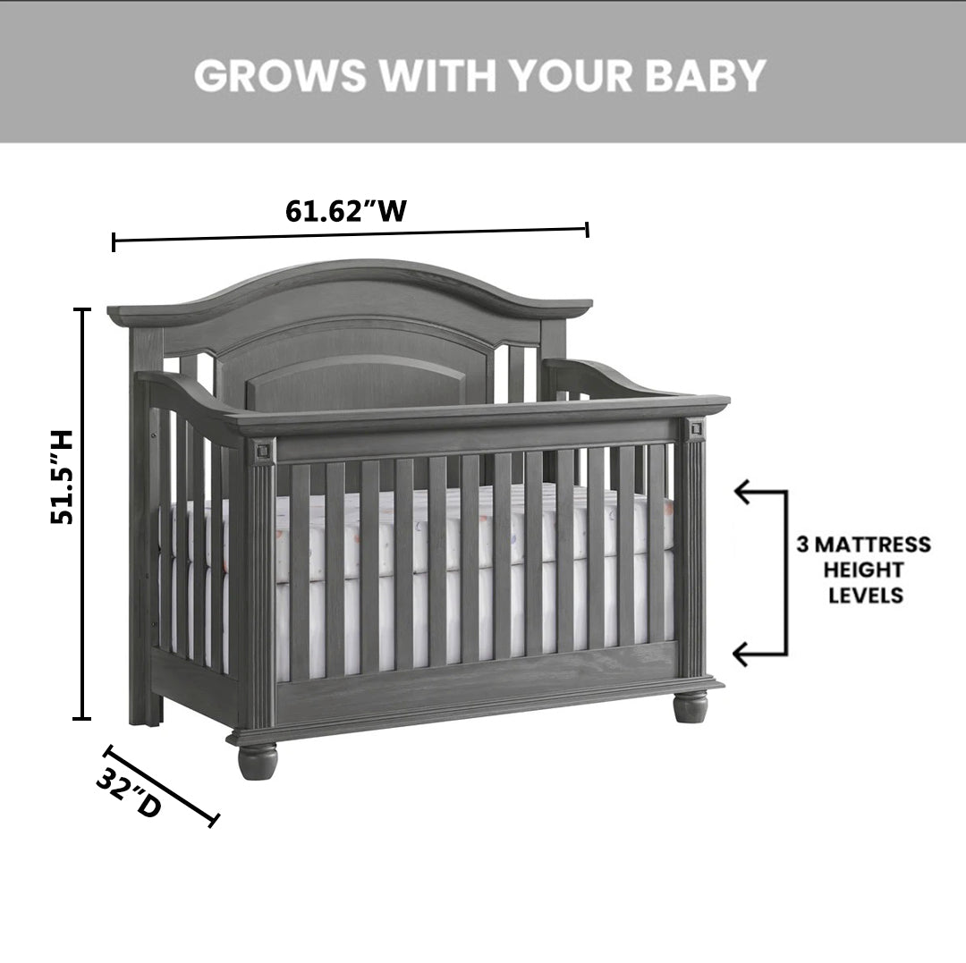 London Lane 4 In 1 Convertible Crib