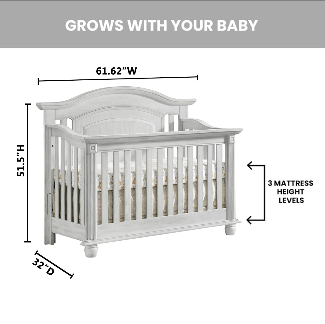 London Lane 4 In 1 Convertible Crib