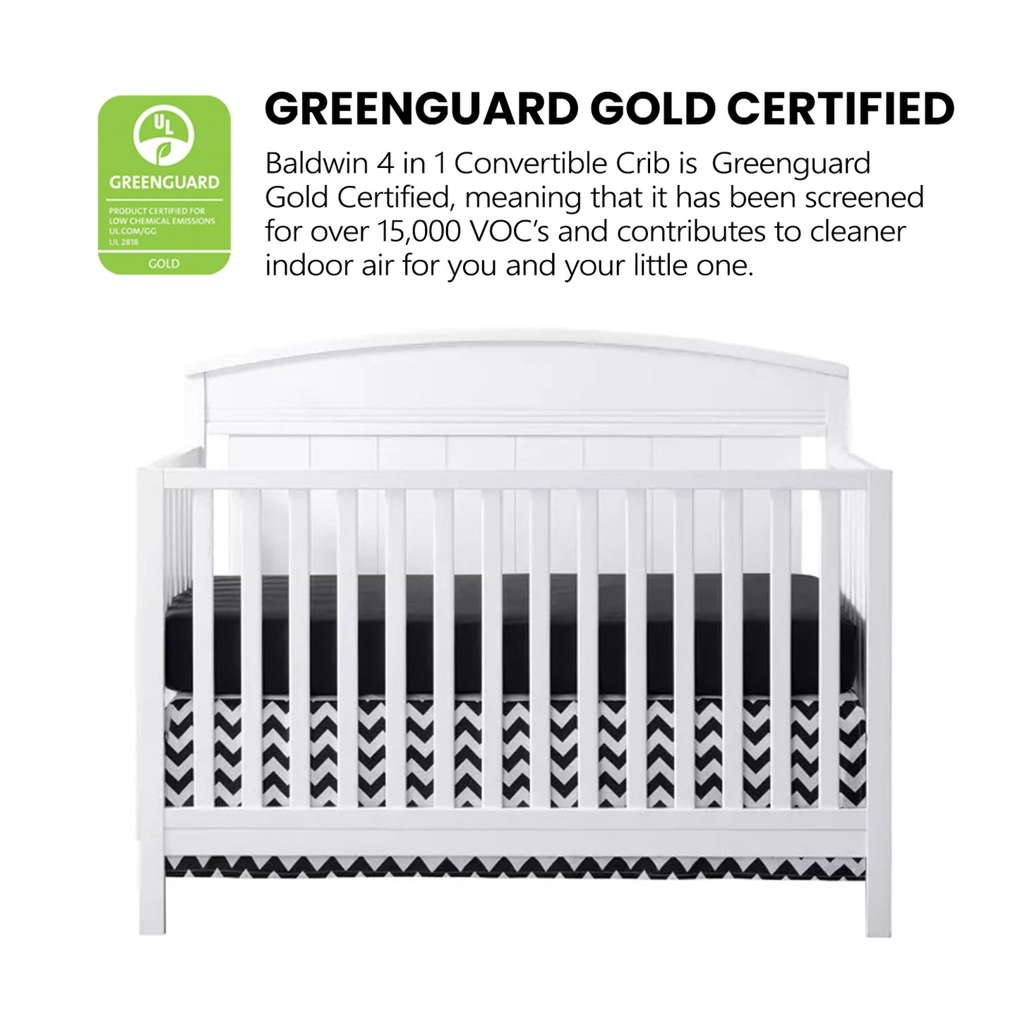 Baldwin 4 in 1 Convertible Crib