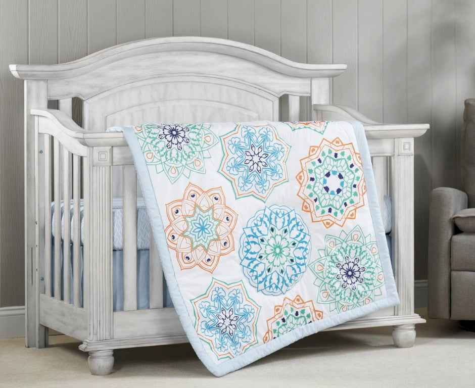 Mandala 3 pc Baby Crib Nursery Bedding Set - Baby Cribs | Oxford Baby ...