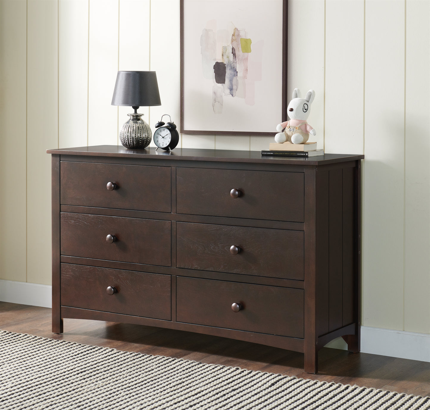 Universal 6 Drawer Dresser- RTA