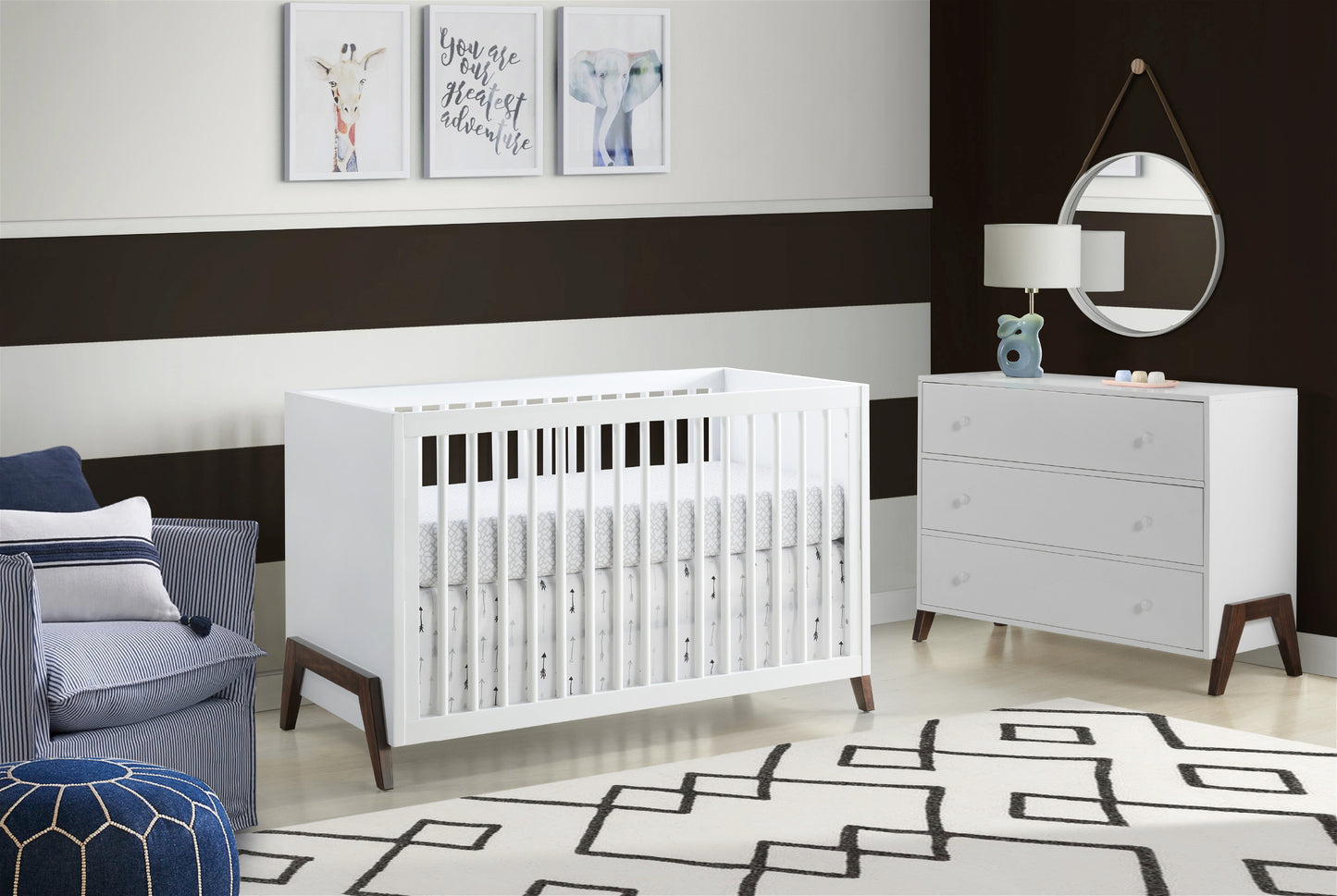 Mari 3 in 1 Convertible Crib