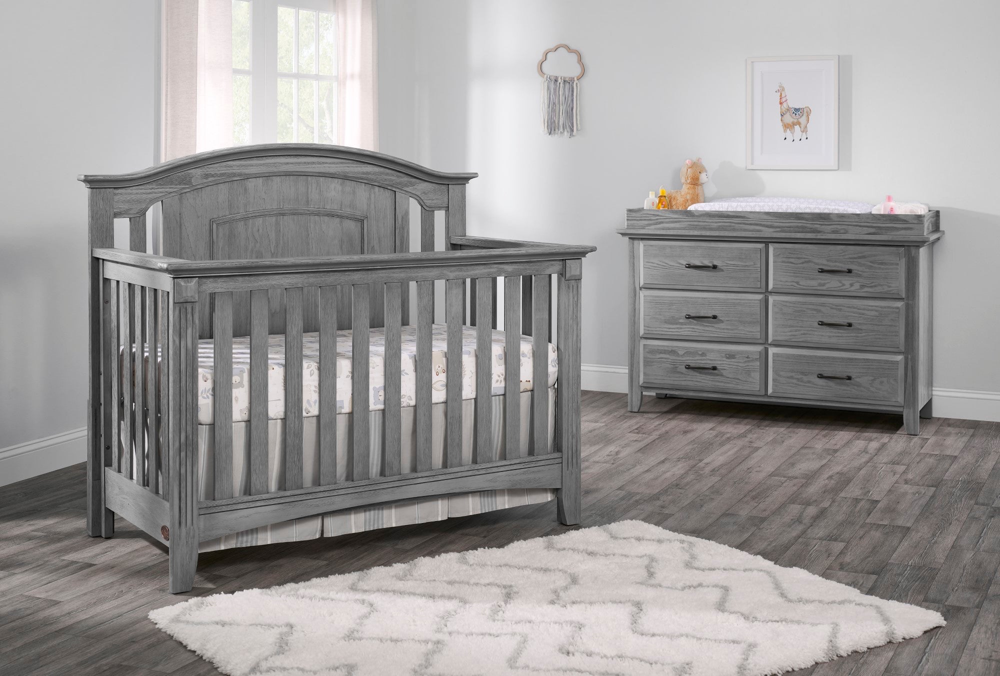 Willowbrook 4 in 1 Convertible Crib Oxford Baby and Kids