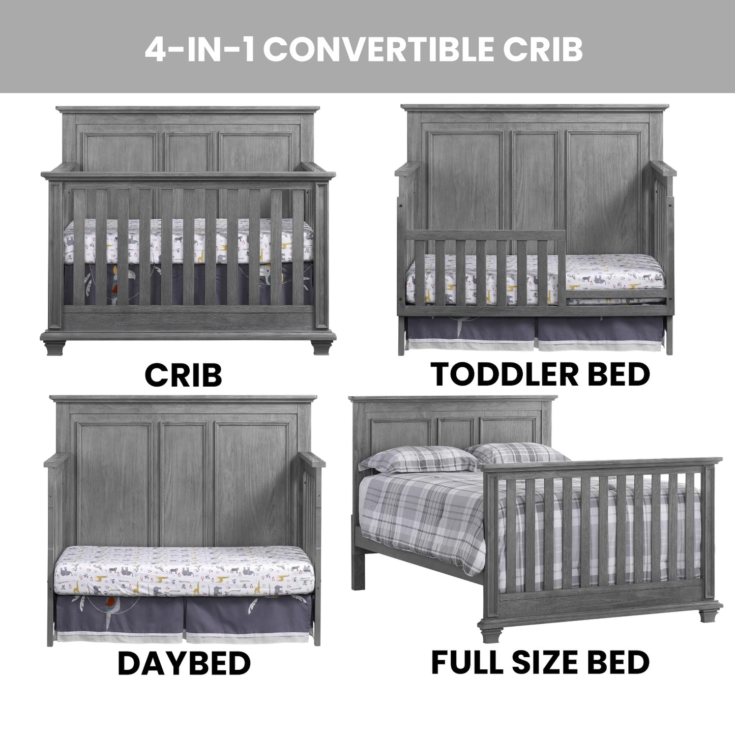 Kenilworth 4 in 1 Convertible Crib