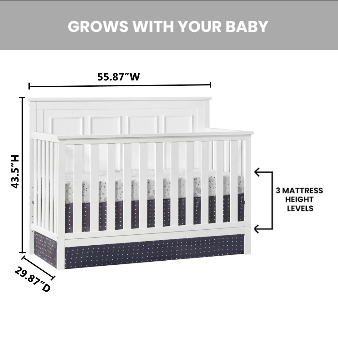 Bennett 4 in 1 Convertible Crib