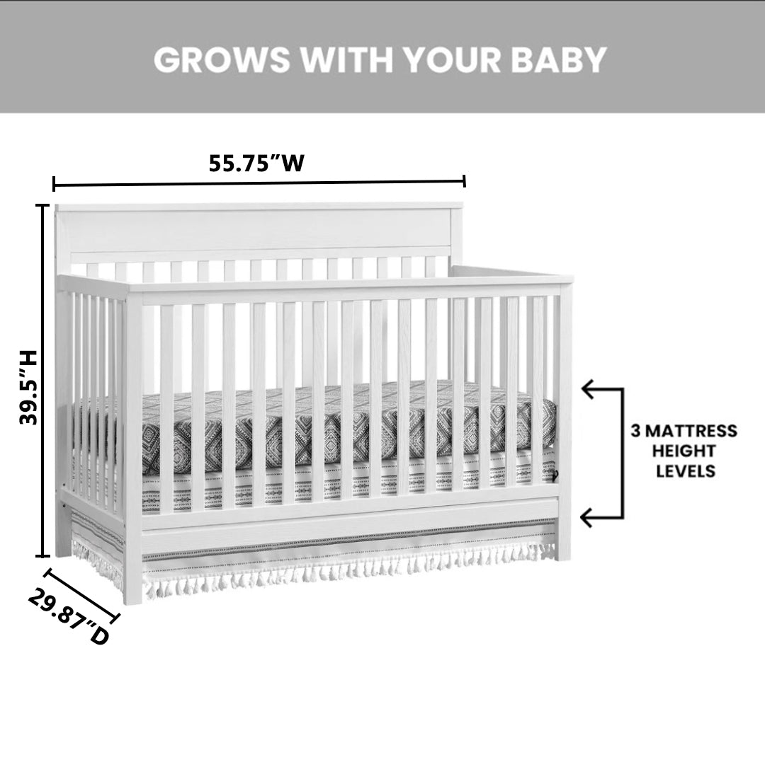 Castle Hill 4 in 1 Convertible Crib