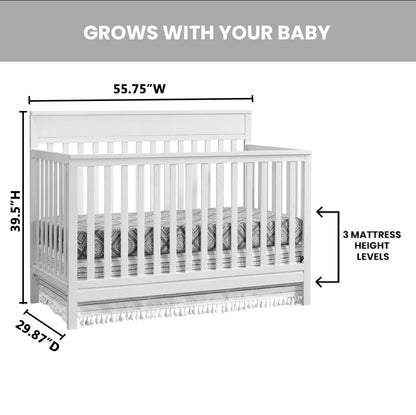 Castle Hill 4 in 1 Convertible Crib