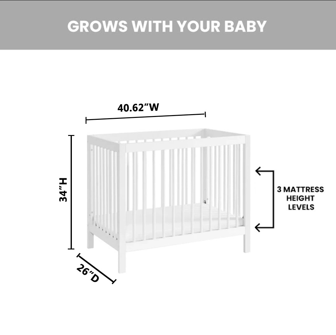 Essential Mini Convertible Crib Oxford Baby and Kids