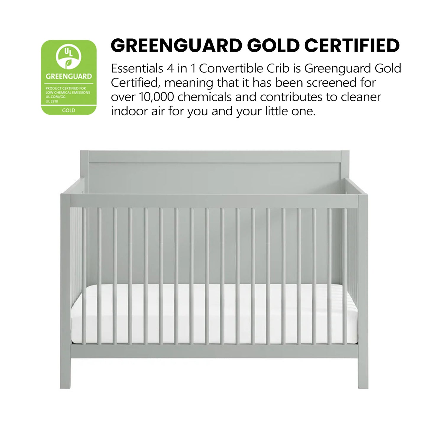 Essential 4 in 1 Panel Crib