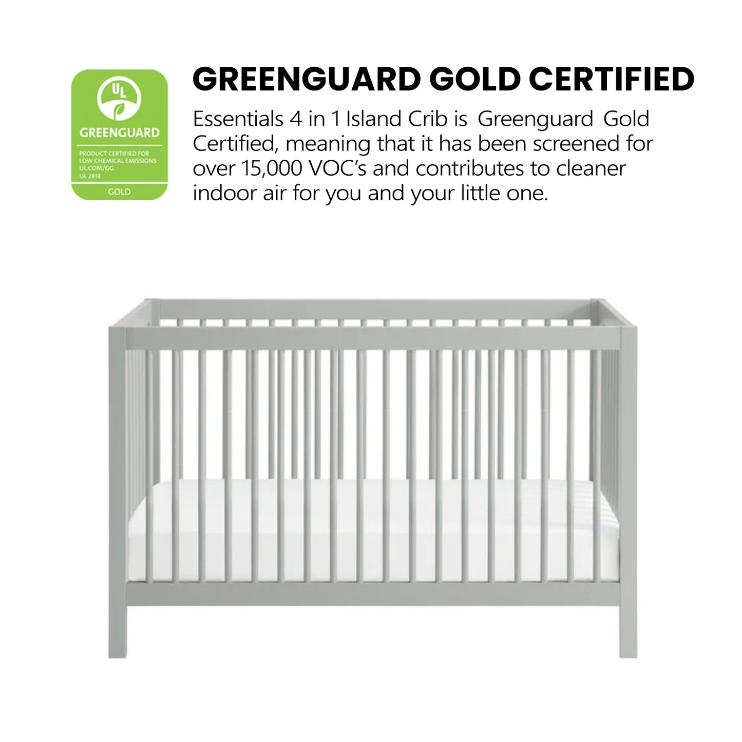 Essential 4 in 1 Island Crib