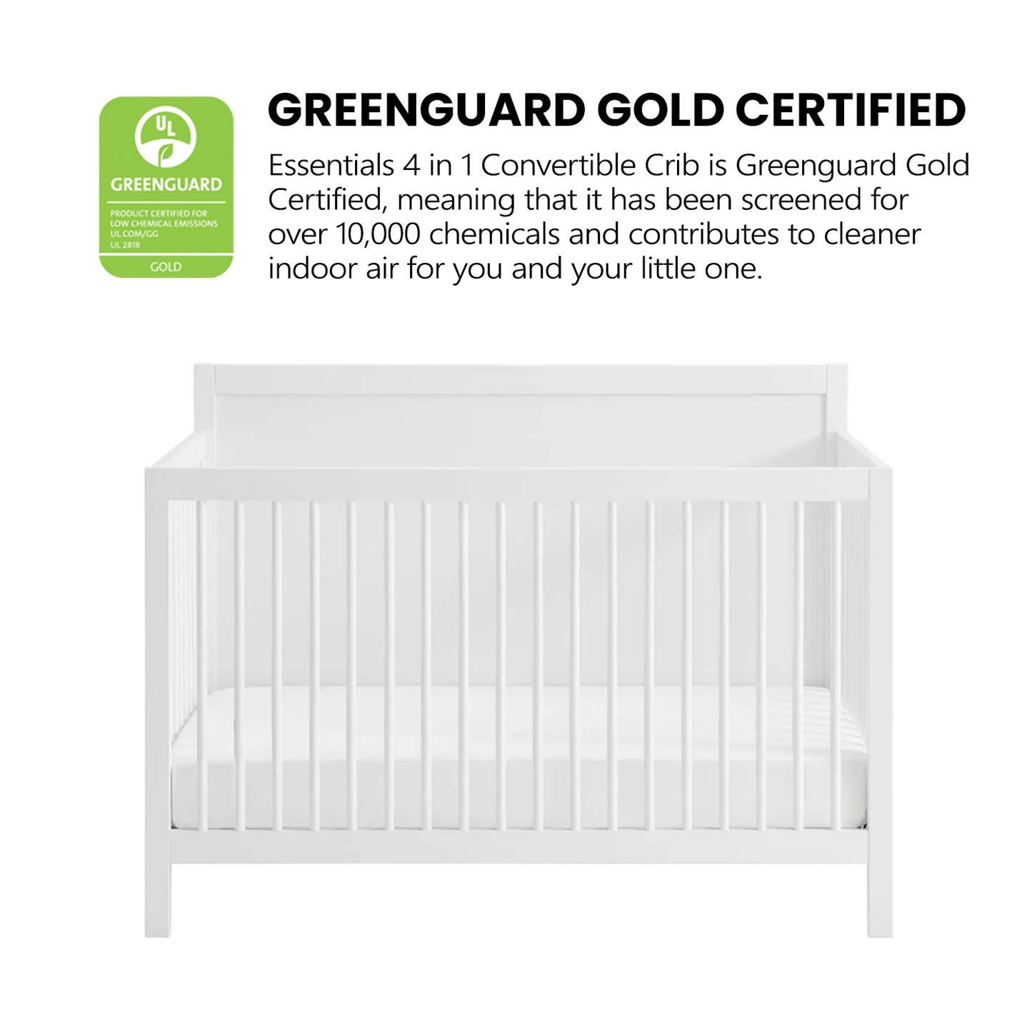 Essential 4 in 1 Panel Crib
