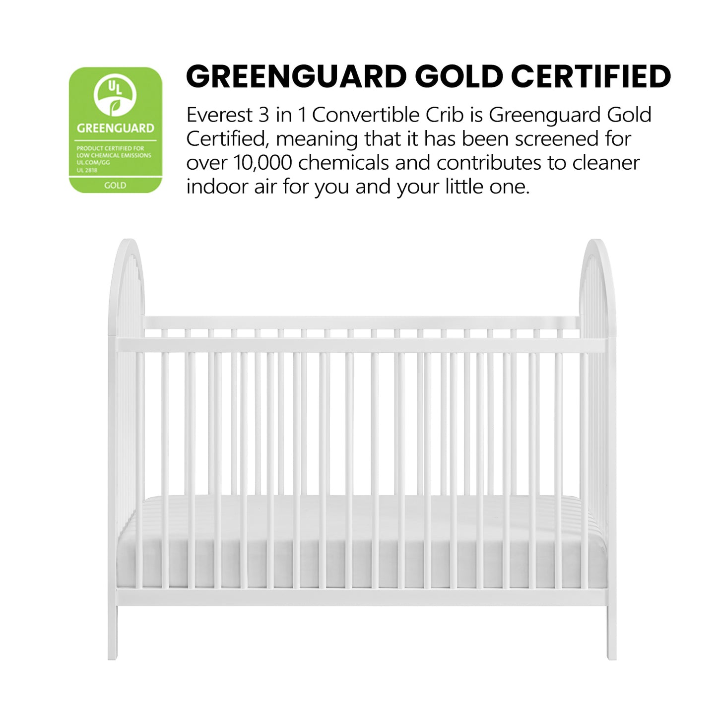 Everest Convertible Island Crib