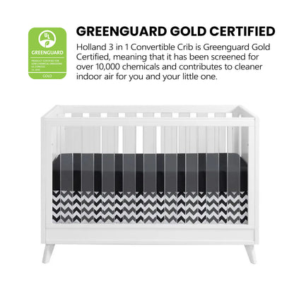 Holland Acrylic Convertible Island Crib