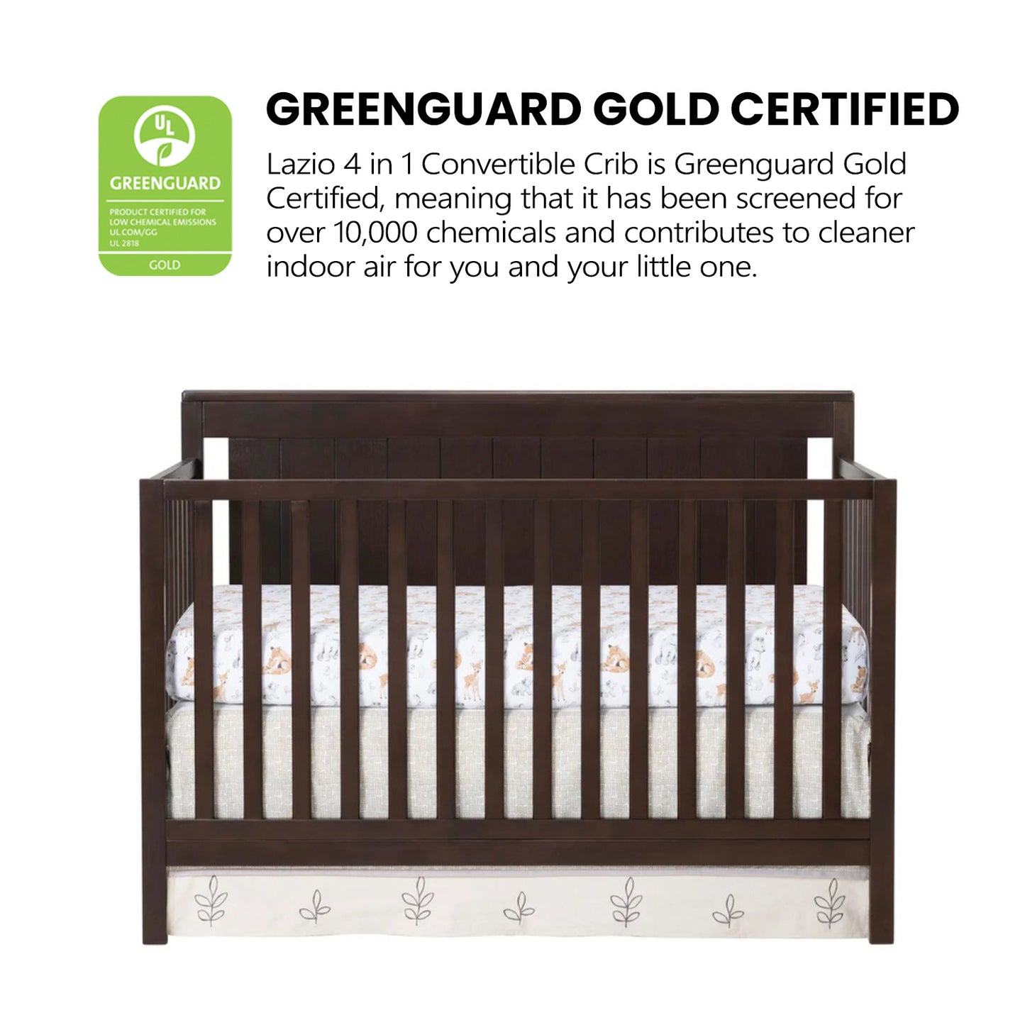 Lazio 4 in 1 Convertible Crib