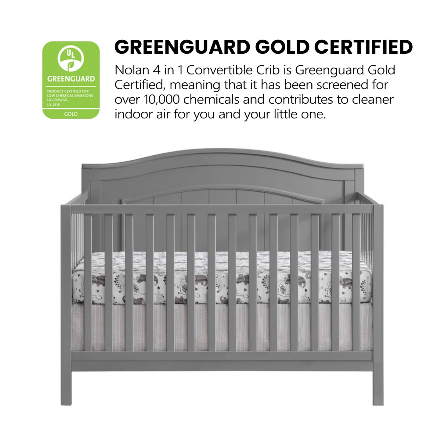 Nolan 4 in 1 Convertible Crib