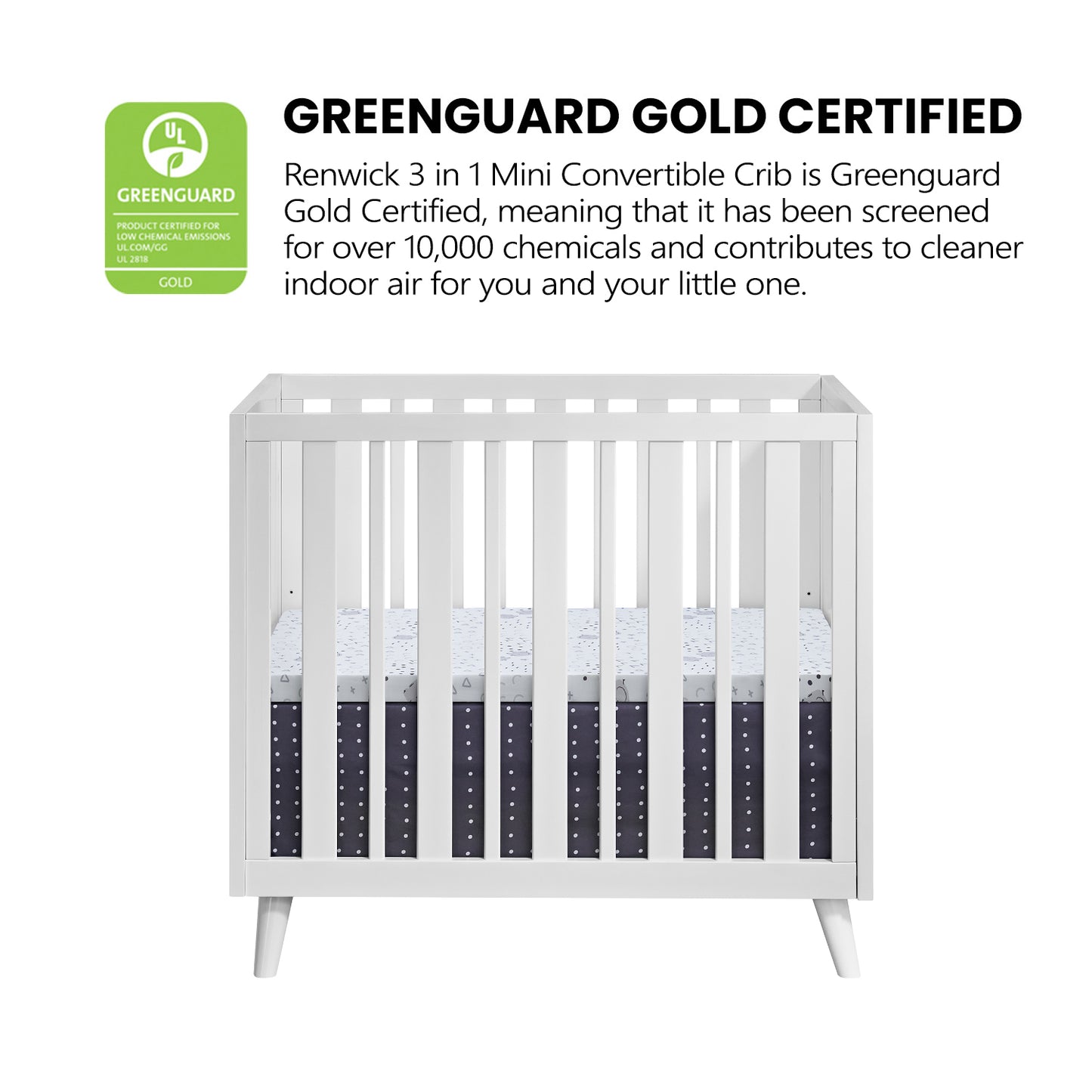 Renwick 3 in 1 Mini Crib