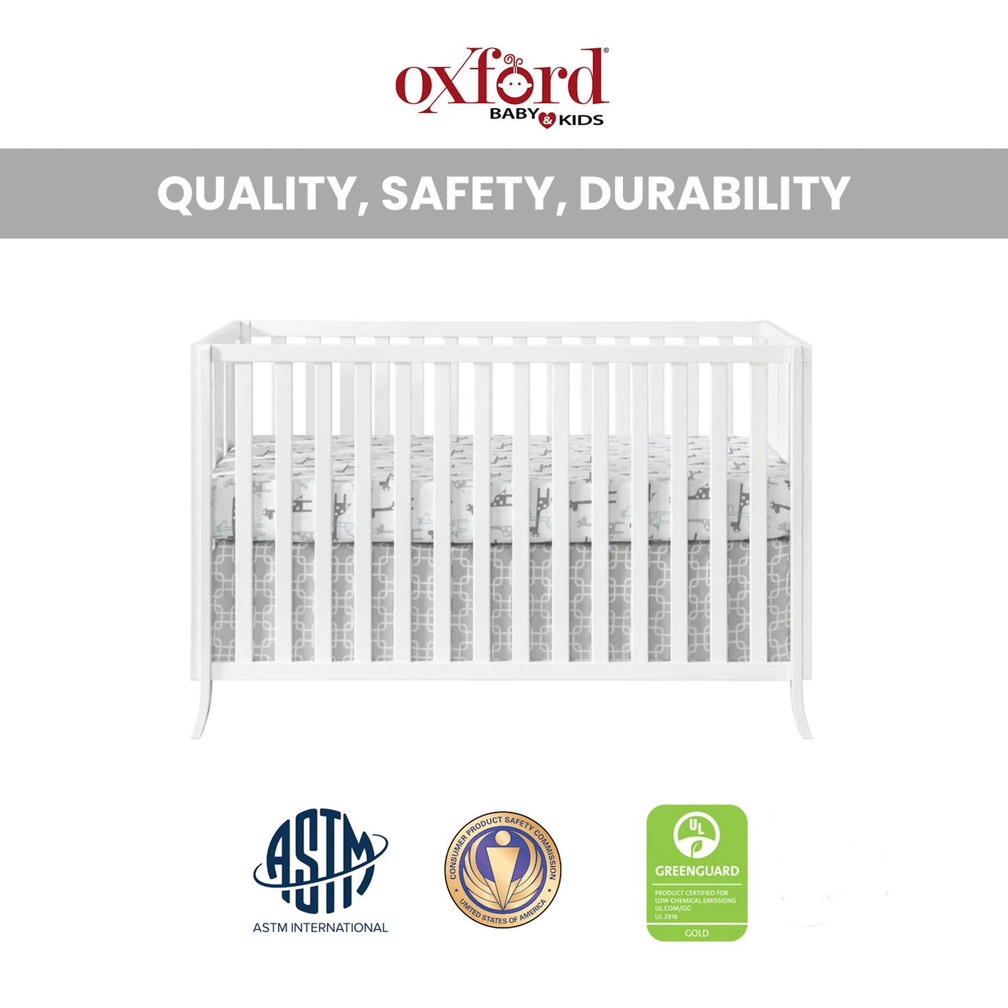 Arlie 4 in 1 Convertible Crib