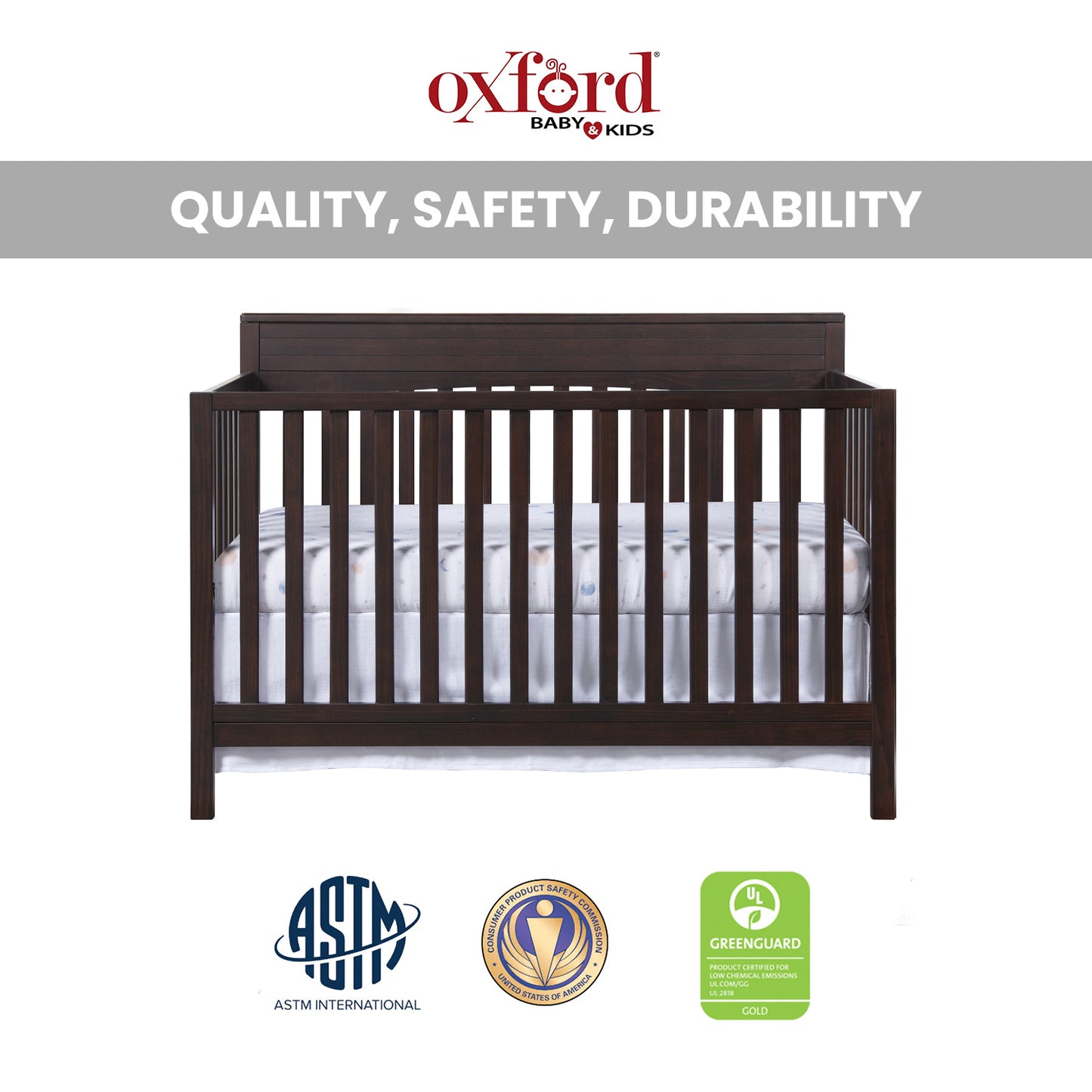 Harper 4 in 1 Convertible Crib