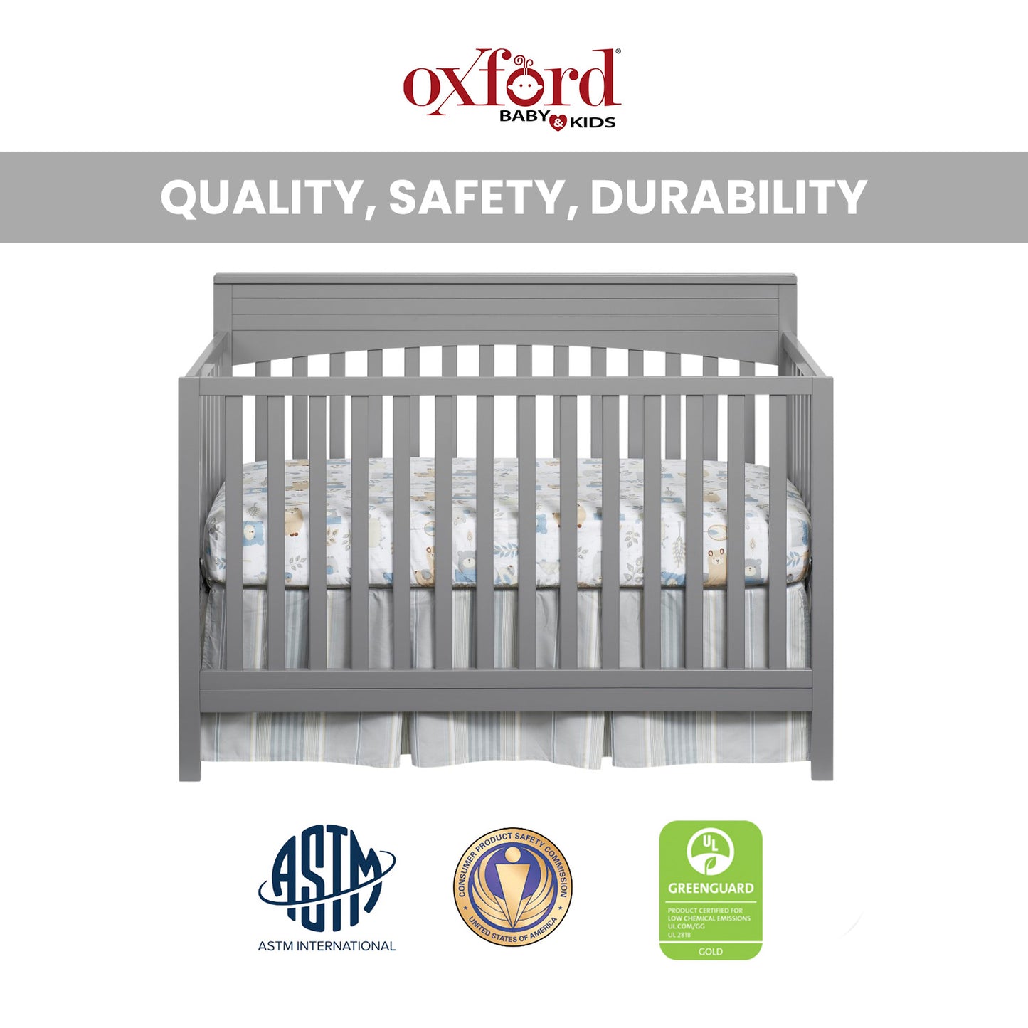 Harper 4 in 1 Convertible Crib