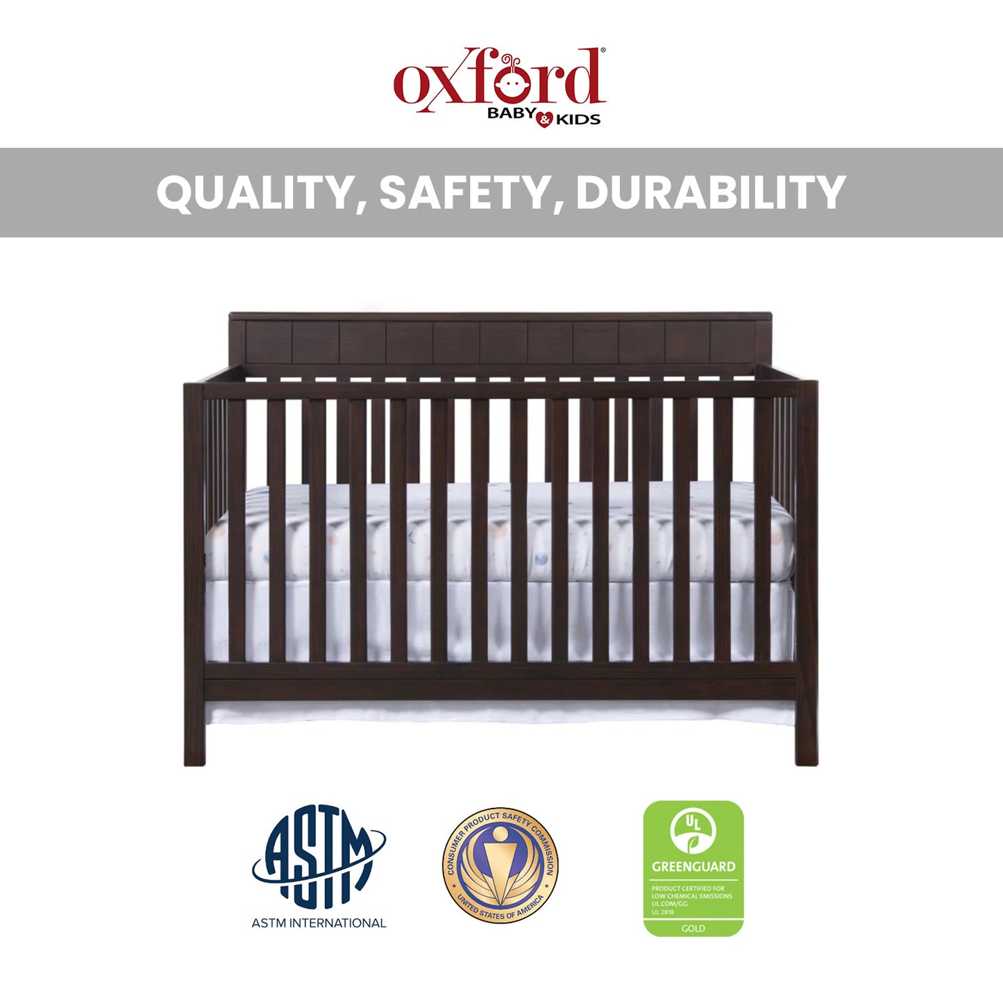 Logan 4 in 1 Convertible Crib