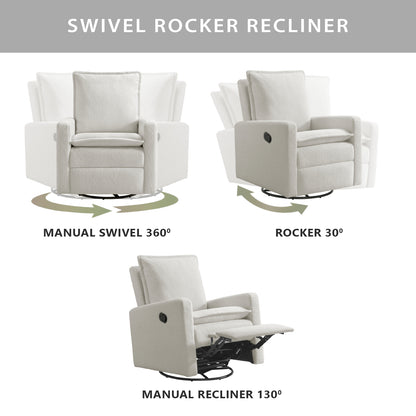 Uptown Swivel Rocker and Recliner