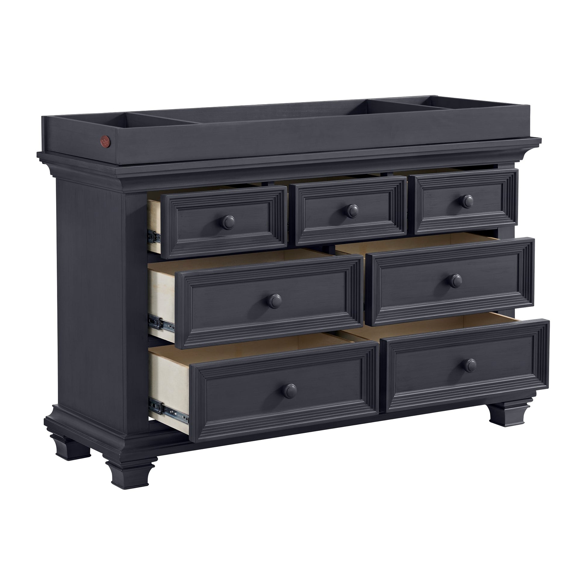 Weston 7-Drawer Dresser | Oxford Baby Dusk Gray Weston 7-Drawer Dresser | Oxford Baby Dusk Gray