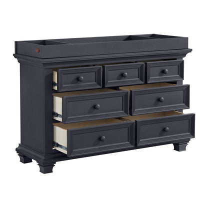 navy blue changing table dresser Ameriwood Home 19-in W Navy Surface-Mount Changing Table at Lowes.com