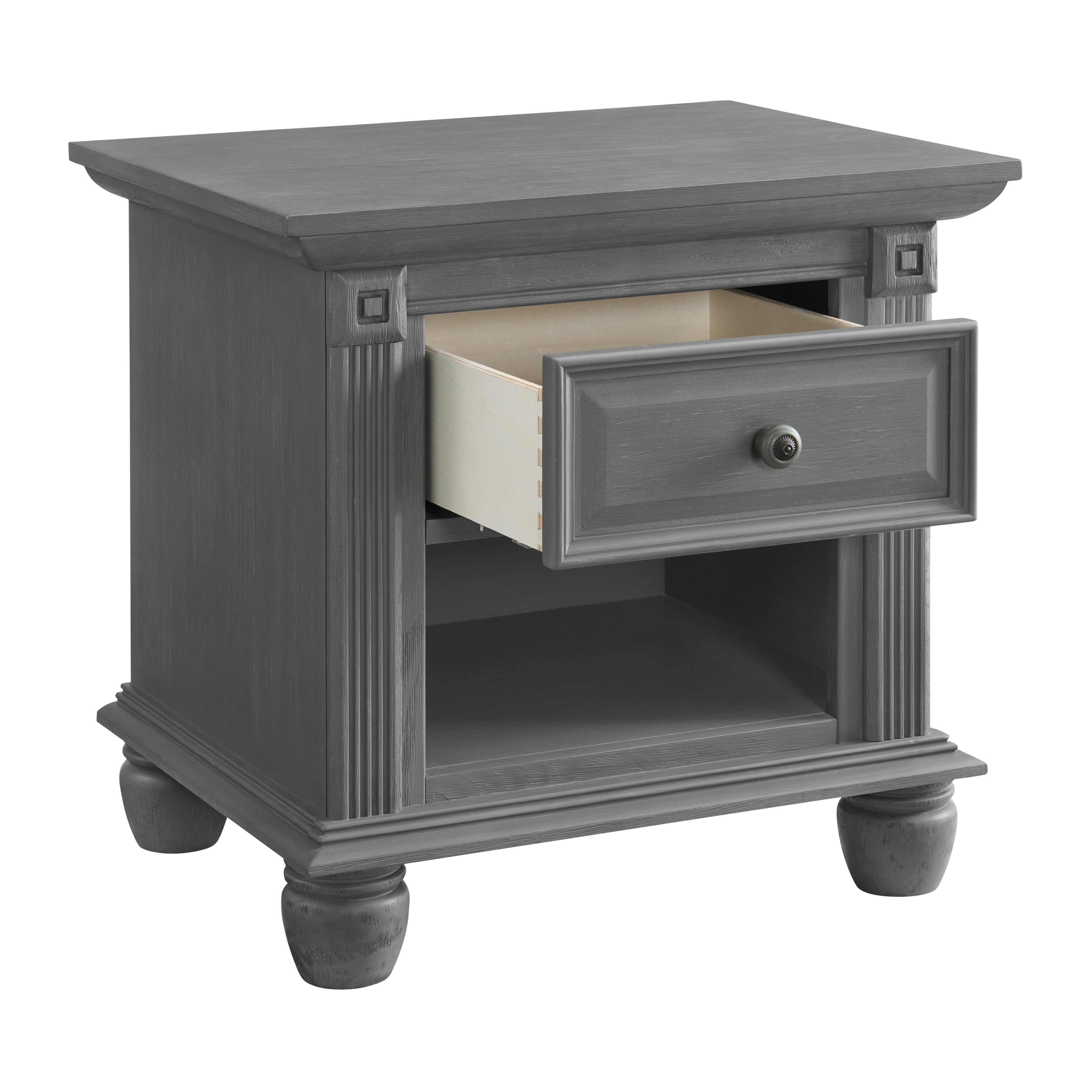 Oxford Baby London Lane Nightstand Arctic Gray