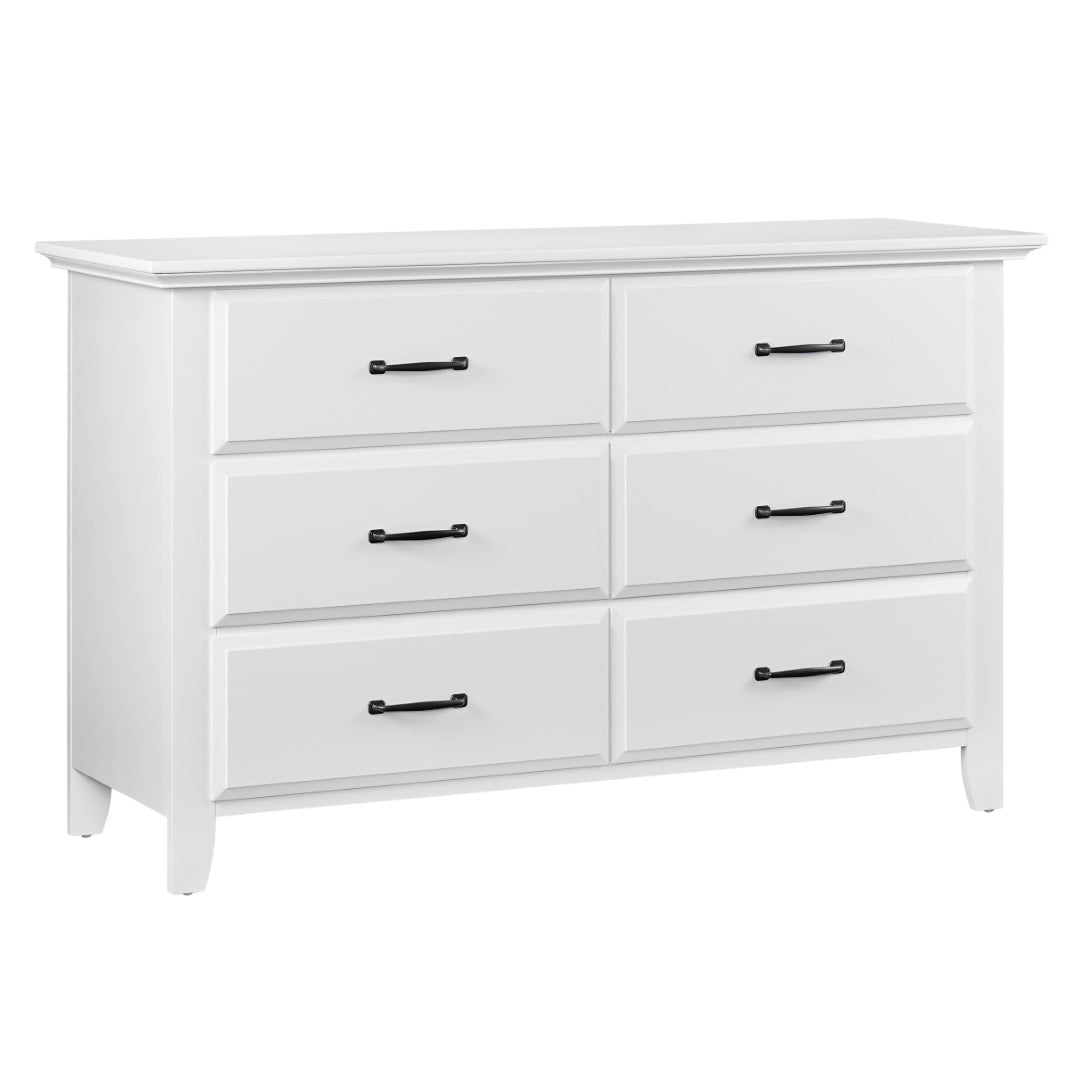 Willowbrook 6-Drawer Dresser | Spacious Nursery Storage | Oxford Baby White Willowbrook 6-Drawer Dresser | Spacious Nursery Storage | Oxford Baby White